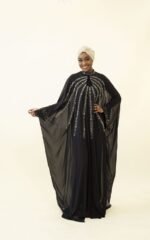Butterfly Chiffon Abaya - Image 12