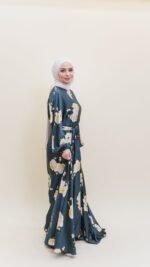 Peony Satin Dress - Image 16