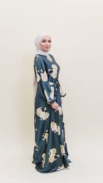 Peony Satin Dress - Image 17