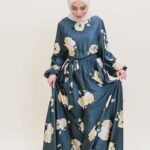 Peony Satin Dress