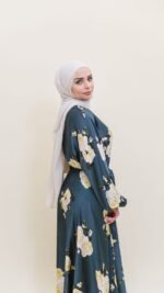 Peony Satin Dress - Image 22