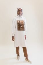 Bronze Metallic Hoodie - Image 5