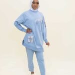 Blossom Metallic Track Suit