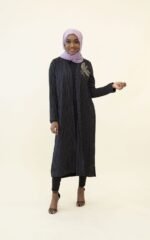 Pleated Back Cardigan - Image 2