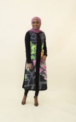 Flower Print Cardigan - Image 3