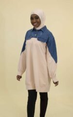 Oversize Denim Long Tunic - Image 9