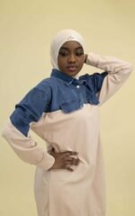 Oversize Denim Long Tunic - Image 11