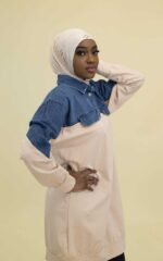 Oversize Denim Long Tunic - Image 3