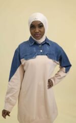 Oversize Denim Long Tunic - Image 5