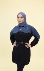 Oversize Denim Long Tunic - Image 6