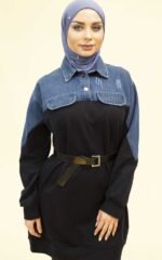 Oversize Denim Long Tunic - Image 4