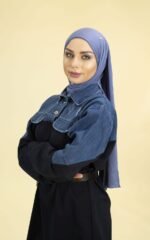 Oversize Denim Long Tunic