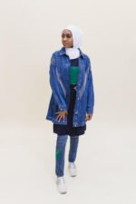 Denim Chain Jacket - Image 2