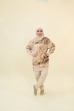 Marble Beige/Gold Set