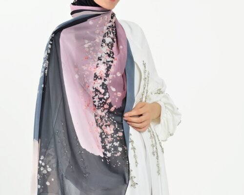 Marble Chiffon - Sakura