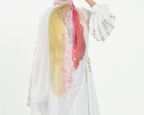 Marble Chiffon - Confetti