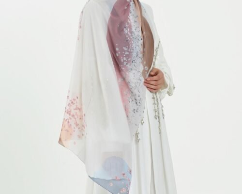 Marble Chiffon - Rosewater