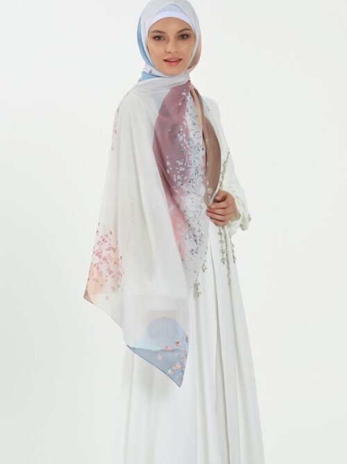 Marble Chiffon - Rosewater
