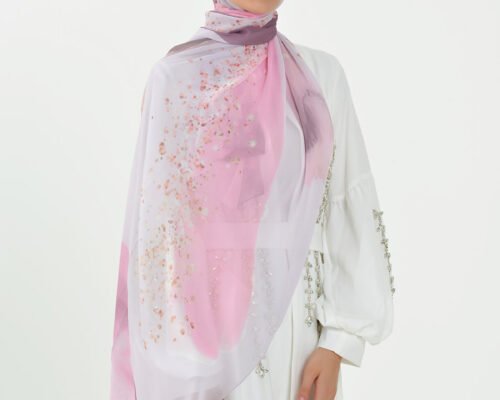 Marble Chiffon - Bubblegum