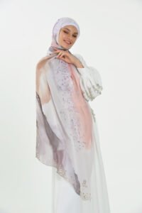 Marble Chiffon - Rose Meringue