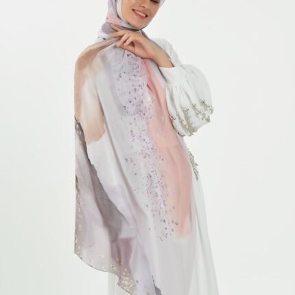 Marble Chiffon - Rose Meringue