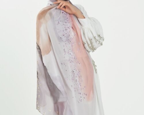 Marble Chiffon - Rose Meringue