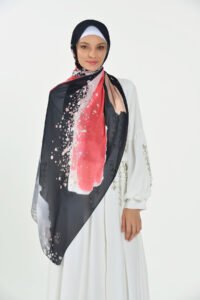 Marble Chiffon - Pomegranate Shadow