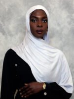 Pure Essence Premium Jersey Hijab – White - Image 2