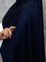Midnight Premium Jersey Hijab – Deep Navy - Image 3