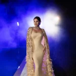 Golden Goddess Evening Dress