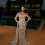 Radiant Elegance Gold Gown