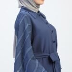 Wide Sleeve Buttoned Down Tunic