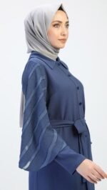 Wide Sleeve Buttoned Down Tunic