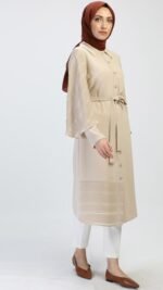 Wide Sleeve Buttoned Down Tunic - Image 6