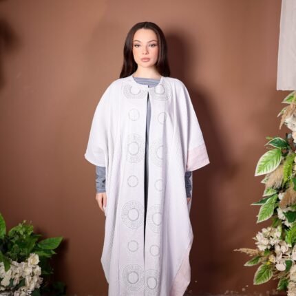 Embroidered Open Abaya