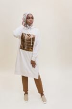 Bronze Metallic Hoodie - Image 4
