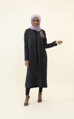 Pleated Back Cardigan - Image 2