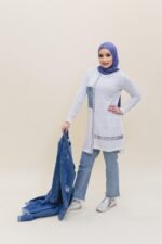 Metallic Pocket Tunic - Image 3